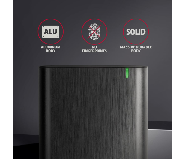 Axagon EE25-A6C, USB-C 3.2 Gen 1 - SATA 6G 2.5" RAW box, bezśrubowy - 1353410 - zdjęcie 5